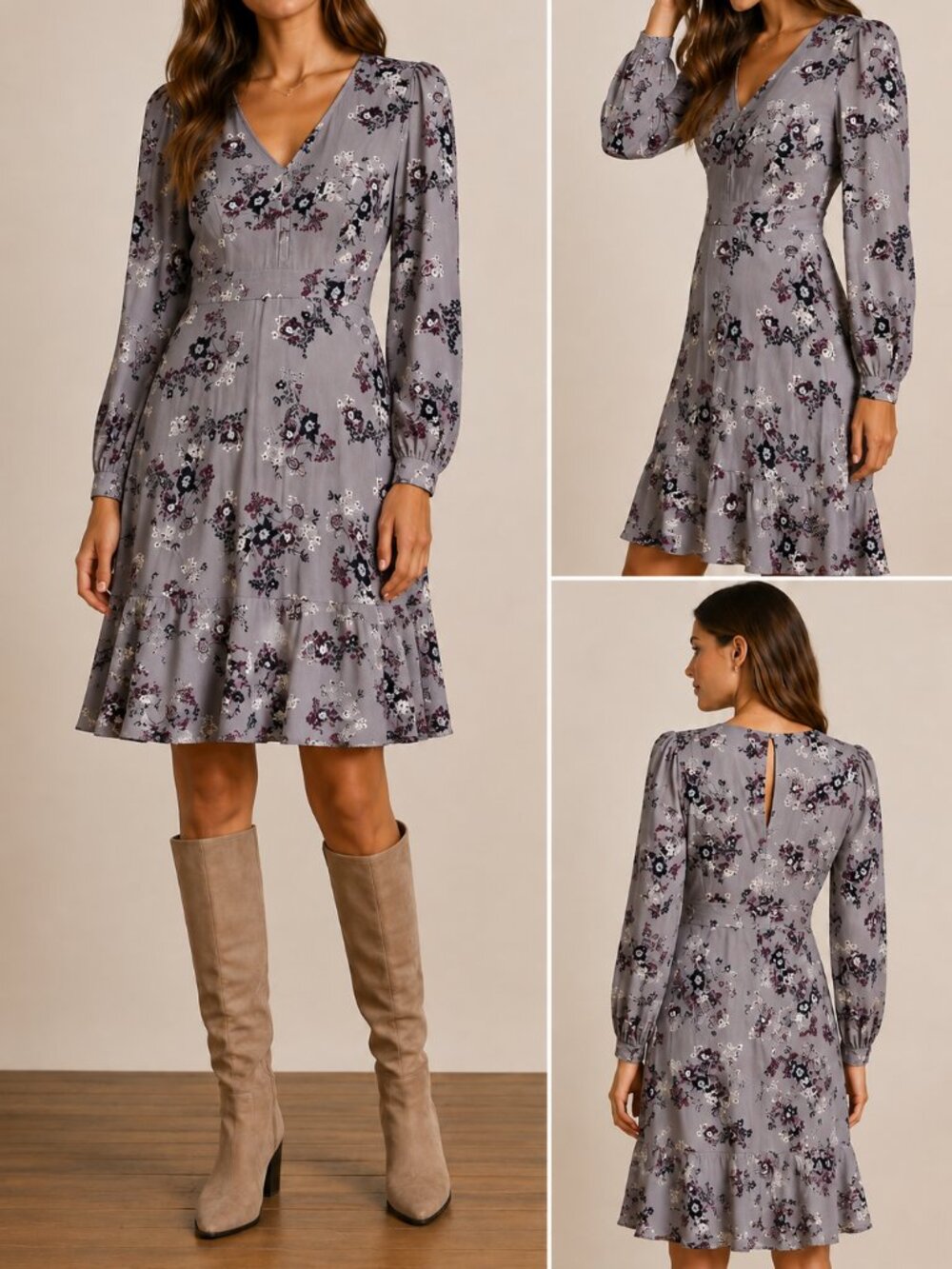 ASTR the Label Dress Size XS Floral Romantic Brunch Midi Girly Feminine Wedding
